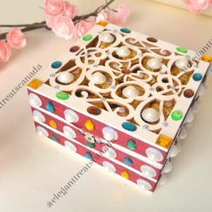 Burgundy Gems Chocolate Box