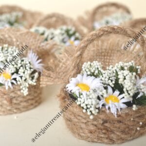 Woven Baskets of Daisy