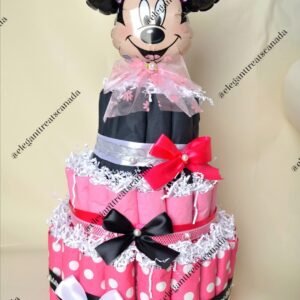 Minnie Mouse 3-Tier Diaper Cake