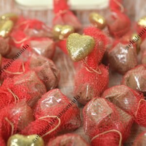 Red & Gold Henna Favours