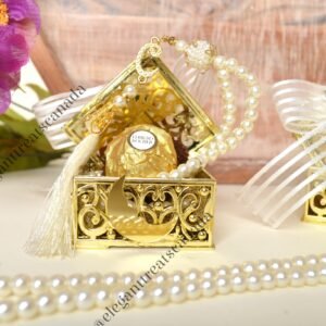 Tasbeeh & Chocolate in Gold Box