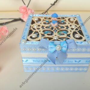 Blue Baby Gift Box Arrangement